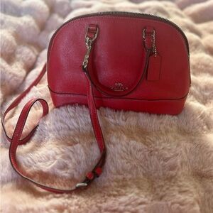 Coach Cherry Red Crossbody Bag